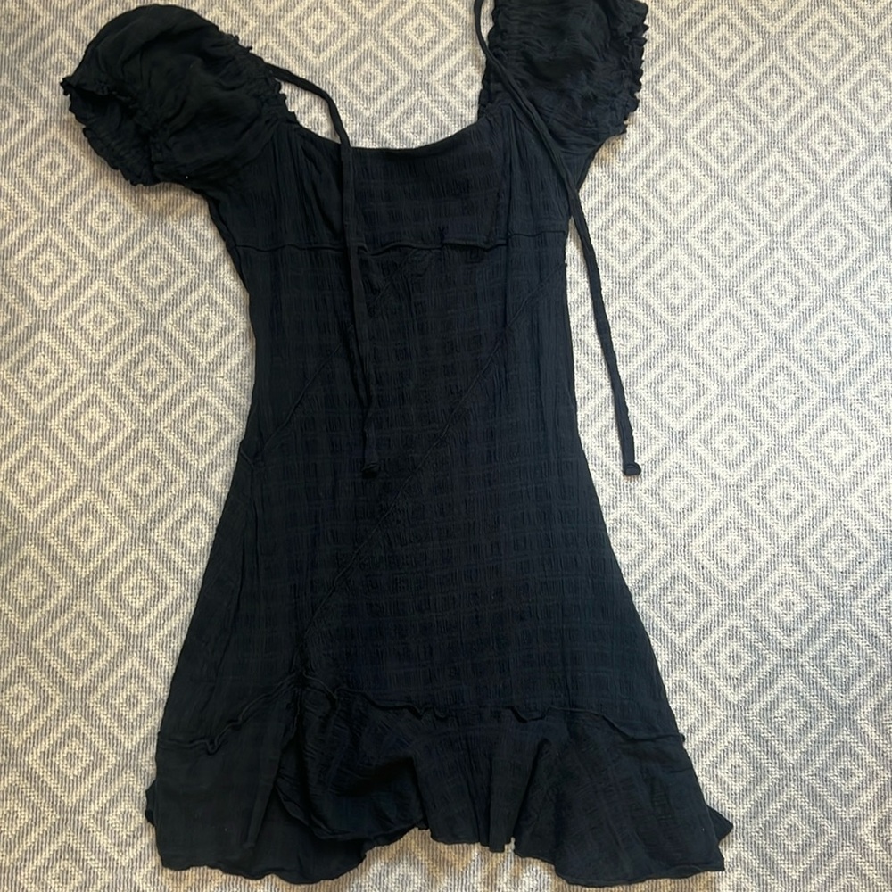 Free people black mini dress